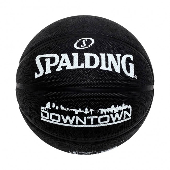 Spalding Downtown Basketball Black 84634Z 7 Spalding Downtown Basketball Black 84634Z 7