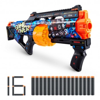 ZURU Skins Last Stand Dart Blaster - Game Over Skin (16 Darts)