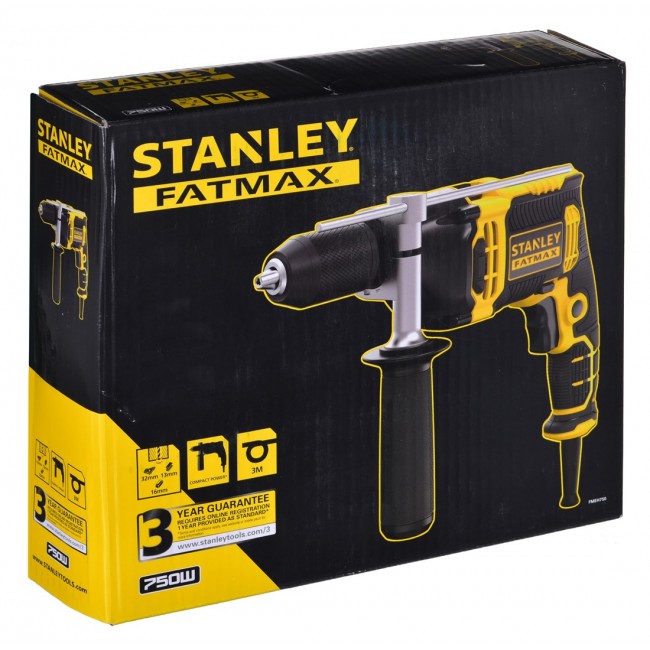 IMPACT DRILL STANLEY FMEH750-QS 750W IMPACT DRILL STANLEY FMEH750-QS 750W