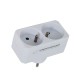 Esperanza ELK305W Electrical Splitter 2 Sockets White Esperanza ELK305W Electrical Splitter 2 Sockets White