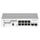 Mikrotik CSS610-8G-2S+IN network switch Gigabit Ethernet (10/100/1000) Power over Ethernet (PoE) White Mikrotik CSS610-8G-2S+IN network switch Gigabit Ethernet (10/100/1000) Power over Ethernet (PoE) White