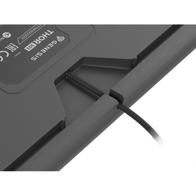 GENESIS NKG-2179 keyboard Gaming USB QWERTZ German Black