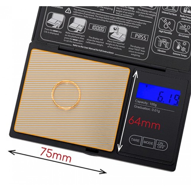 Precision scales ADLER AD 3176 Black