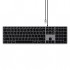 Satechi Slim W3 Keyboard USB-C with numpad (gray)