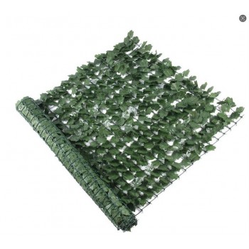 PRIVACY FENCE W LEAVES PLAS GREEN 1.5X3M