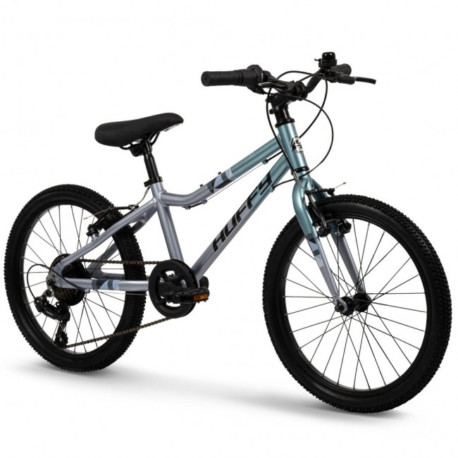 Huffy Literide Alu 20 bike, silver and turquoise (23005W)