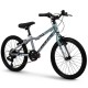 Huffy Literide Alu 20 bike, silver and turquoise (23005W)