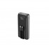 Gembird PB20-PD20-LCD-01 Fast charging power bank with integrated cables, 20W, 20000 mAh, black