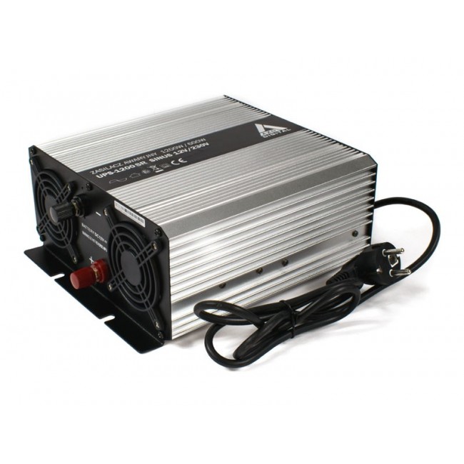 Uninterruptible Power Supply (UPS + AVR) AZO Digital 12V UPS-1200SR Sinus 1200W/600W 12V/230V