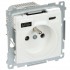 Single socket w/ USB DGZ1ZUSB2CA.01/11-SIMON54