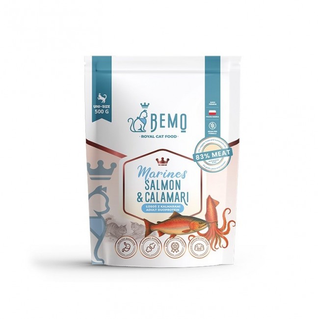 BEMO Cat Marines Salmon & Calamari - dry cat food - 500g BEMO Cat Marines Salmon & Calamari - dry cat food - 500g