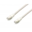 Equip Cat.6A Platinum S/FTP Patch Cable, White, 0.25m, 10pcs/set