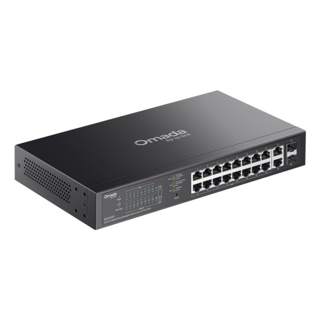 OMADA ES220GP network switch Managed Gigabit Ethernet (10/100/1000) Power over Ethernet (PoE) Black