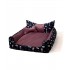 GO GIFT Dog and cat bed XL - pink - 100x80x18 cm