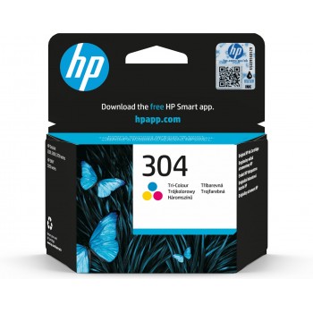 HP 304 Tri-color Original Ink Cartridge