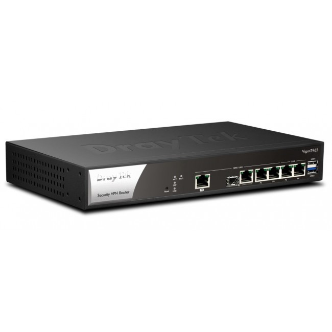 DrayTek Vigor 2962 wired router 2.5 Gigabit Ethernet Black, White DrayTek Vigor 2962 wired router 2.5 Gigabit Ethernet Black, White