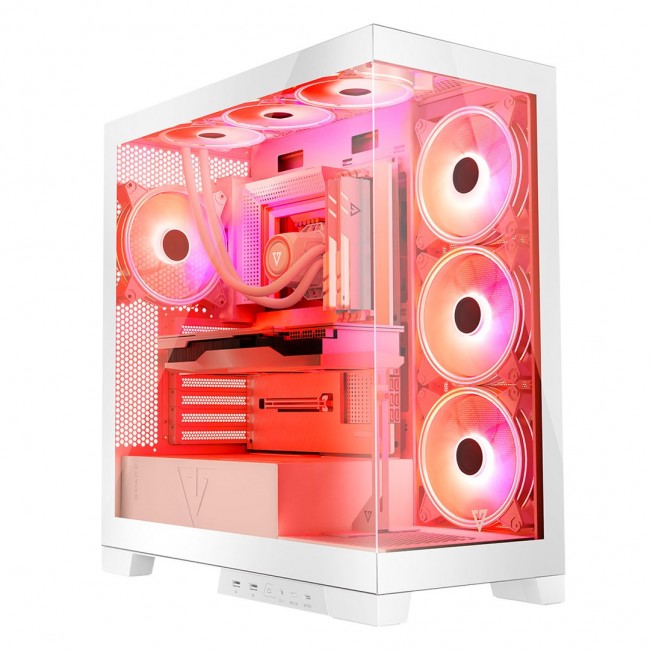 Modecom Volcano SPACE APEX ARGB MIDI Midi Tower White Modecom Volcano SPACE APEX ARGB MIDI Midi Tower White
