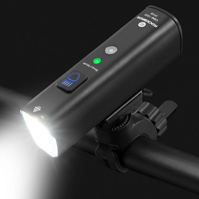 Rockbros V9M-1000 black front bike light Rockbros V9M-1000 black front bike light