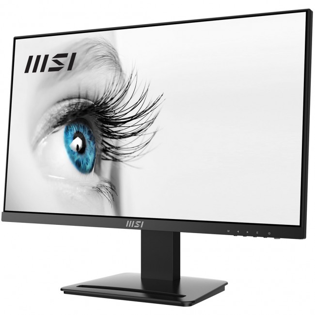 MSI Pro MP243X 23.8 Inch Monitor, Full HD (1920 x 1080), 100Hz, IPS, 4ms, HDMI, DisplayPort, Built-in Speakers, Anti-Glare, Anti-Flicker, Less Blue light, T V Certified, VESA, Kensington, Black
