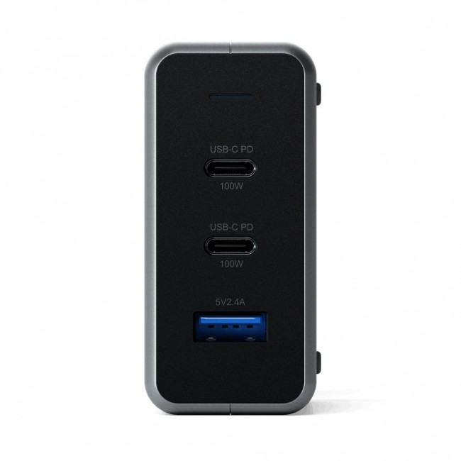 Satechi USB-C PD GaN Charger 100W, 2x USB-C, 1x US