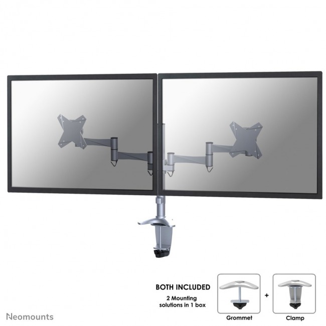 Neomounts FPMA-D1330DSILVER Monitor arm 10-27 Neomounts FPMA-D1330DSILVER Monitor arm 10-27