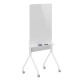 Ergo Office mobile dry erase board, vertical orientation, white, single sided, with shelf, board dimensions 1190x790mm, ER-305