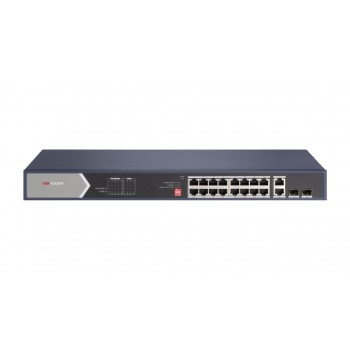 Hikvision DS-3E0520HP-E network switch Unmanaged Gigabit Ethernet (10/100/1000) Power over Ethernet (PoE) Blue