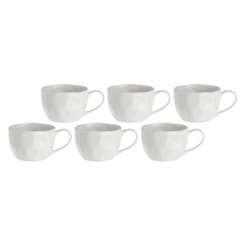 Set of 6 breakfast mugs Lunia 420 ml