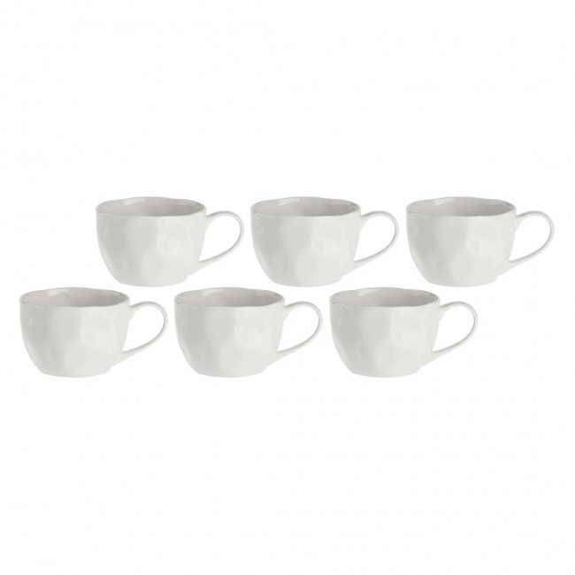 Set of 6 breakfast mugs Lunia 420 ml