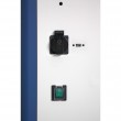 Techly I-CABINET-30DUTY portable device management cart/cabinet White, Blue Techly I-CABINET-30DUTY portable device management cart/cabinet White, Blue