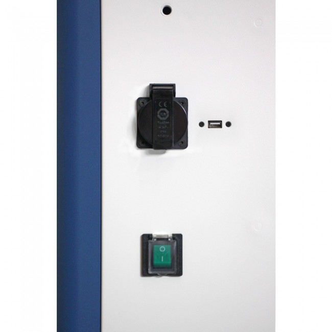 Techly I-CABINET-30DUTY portable device management cart/cabinet White, Blue Techly I-CABINET-30DUTY portable device management cart/cabinet White, Blue