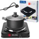 Single-burner adjustable electric cooker BLOW 1000W
