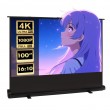 Maclean MC-213 Portable Projection Screen, Compact, Floor, 100