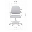 Junior 4.3 Grey swivel chair