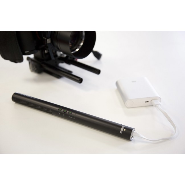 R DE NTG-4+ microphone Black Digital camera microphone