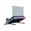 Conceptronic THYIA04B Gaming Laptop Cooling Pad, RGB, Sealed Foam, Mobile Holder
