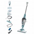 Black & Decker BHSM166DSM steam cleaner Steam mop 0.5 L 1600 W Aqua colour, White