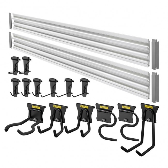 Stanley STST22000-1 garden tool storage rack Wall-mounted Steel Stanley STST22000-1 garden tool storage rack Wall-mounted Steel