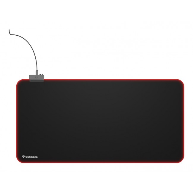 GENESIS Boron 500 XXL RGB Gaming mouse pad Black