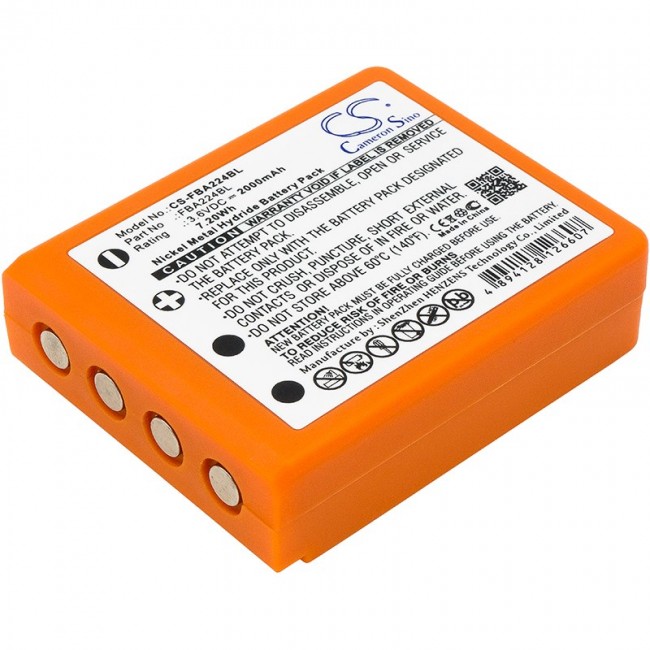 Battery for HBC BA223031 3.6V2000mAh FUB6 replacement Battery for HBC BA223031 3.6V2000mAh FUB6 replacement