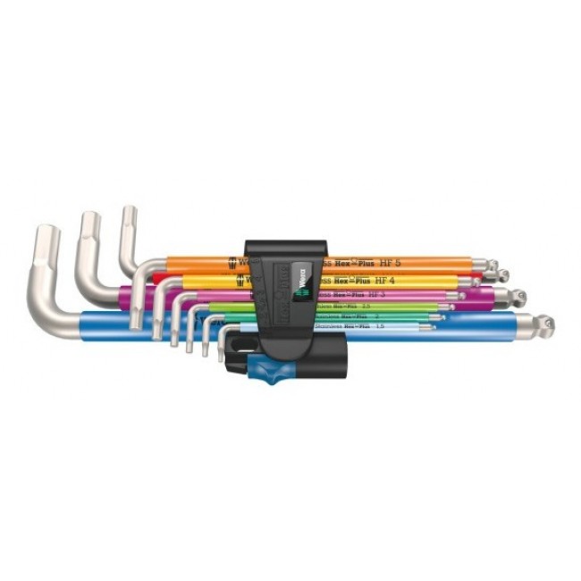 Wera 05022699001 hex key L-shaped hex key set Metric 9 pc(s) Wera 05022699001 hex key L-shaped hex key set Metric 9 pc(s)