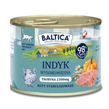 BALTICA Smaki region w Turkey - wet cat food - 185g