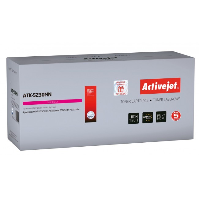 Activejet ATK-5230MN toner (replacement for Kyocera TK-5230M Supreme 2200 pages magenta) Activejet ATK-5230MN toner (replacement for Kyocera TK-5230M Supreme 2200 pages magenta)