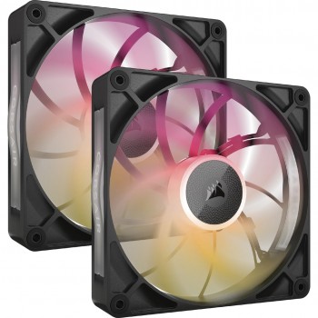 Corsair iCUE LINK RX140 MAX RGB Computer case Fan 14 cm Black 2 pc(s)