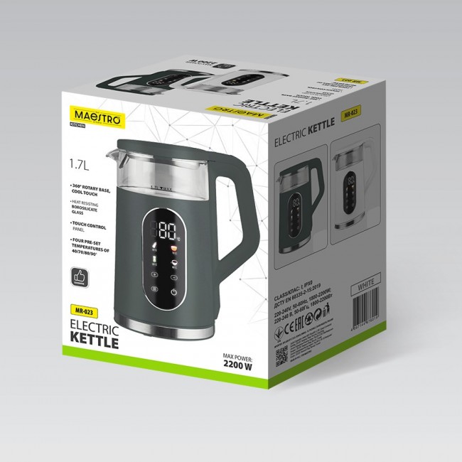 Electric kettle Maestro MR-023 (MR-023-GREEN) Green