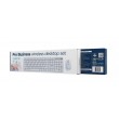 Gembird KBS-WMS-01-W Silent key Pro Business wireless desktop set, white, US layout