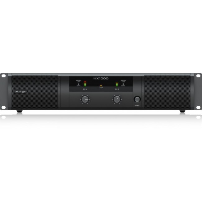 Behringer NX1000 audio amplifier Performance/stage Black