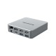 Conceptronic DONN25G 15-in-1 DisplayLink USB 3.2 Gen 2 Docking Station, Triple 4K60Hz Display, HDMI x 2, DisplayPort, USB-C 10Gbps x 2, USB-A 10Gbps x 2, USB-A 5Gbps x 2, SD, TF/MicroSD, GbE, Audio, DC in, Security Slot, PD 3.0