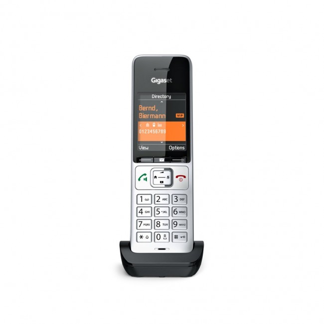 Gigaset COMFORT 500HX Analog/DECT telephone Caller ID Black, Silver Gigaset COMFORT 500HX Analog/DECT telephone Caller ID Black, Silver