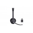 Yealink WH64 Hybrid Dual Teams Headset Wireless Head-band Office/Call center Micro-USB Bluetooth Black